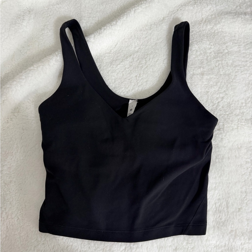 Black Sleeveless Crop Top